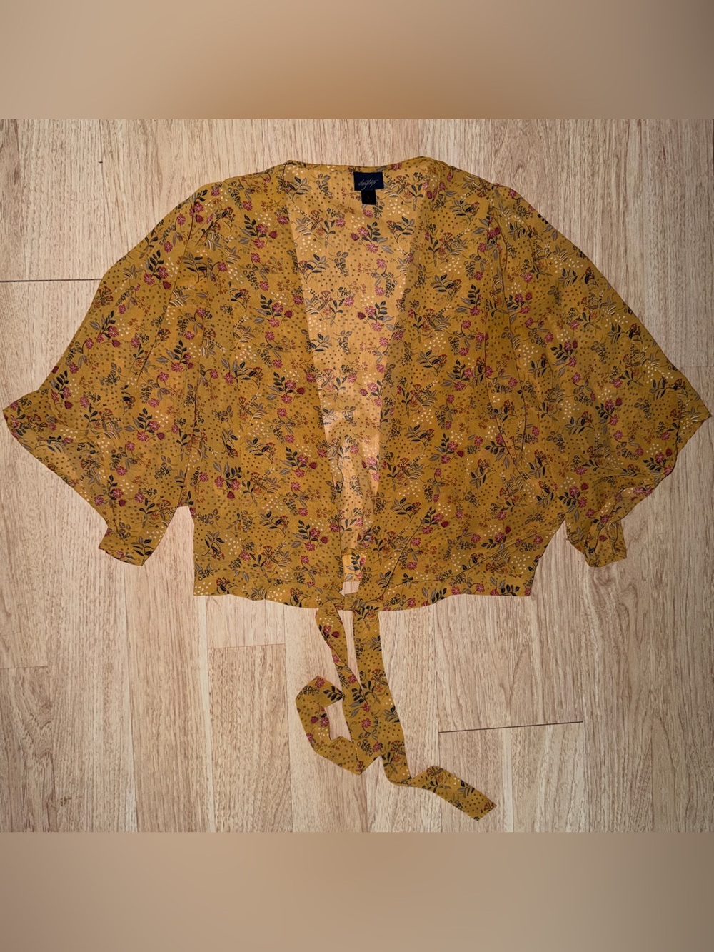 floral cardigan wrap